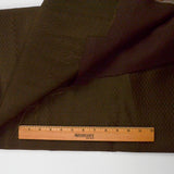Olive Green-Brown Iridescent Lightweight Diamond Quilted Fabric - 60" x 84"