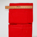 Red Brushed Surface Flannel Woven Fabric - 44" x 106"