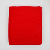 Red Brushed Surface Flannel Woven Fabric - 44" x 106"