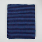 Blue Stripe Woven Upholstery Fabric - 95" x 92"
