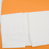 White-on-White Chevron Print Quilting Weight Woven Fabric - 44" x 74"