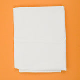 White-on-White Chevron Print Quilting Weight Woven Fabric - 44" x 74"