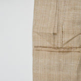 Beige Natural Fiber Woven Fabric - 42" x 92"