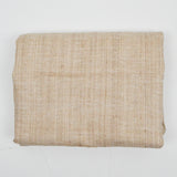 Beige Natural Fiber Woven Fabric - 42" x 92"