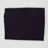 Black Polyester Slub Woven Fabric - 60" x 62"