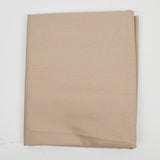 Beige Polyester Blend Woven Fabric - 64" x 82"