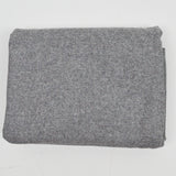 Gray Heather Boiled Wool Woven Fabric - 60" x 76"