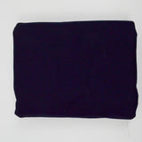 Navy Blue-Black Thick Boiled Wool Woven Fabric - 54" x 61"