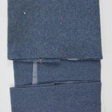 Blue Heather Faux Shearling Knit-Backed Fabric - 37" x 60"