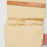 Light Tan/Yellow Diamond Quilted Fabric - 44" x 76"