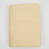 Light Tan/Yellow Diamond Quilted Fabric - 44" x 76"