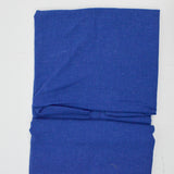 Royal Blue Slub Textured Woven Fabric - 42" x 96"