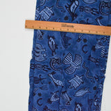 Blue Animal Illustration Print Woven Sheeting Fabric - 42" x 66"