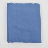 Blue Cotton/Poly Woven Tablecloth - 58" x 100"