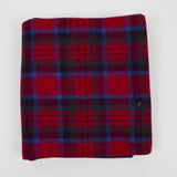 Red, Green + Blue Plaid Dense Felt Fabric - 38" x 60"