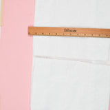 White Embroidered Eyelet Woven Fabric - 15" x 88"