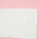 White Lightweight Woven Fabric - 58" x 108"