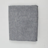 Gray-Blue Yarn-Dyed Linen Blend Woven Fabric - 54" x 82"