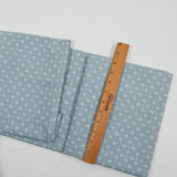 Blue + White Droplet Print Woven Fabric - 34" x 88" - Tube with Seam