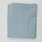 Blue + White Droplet Print Woven Fabric - 34" x 88" - Tube with Seam