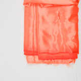 Bright Orange Satiny Woven Fabric - 44" x 176"