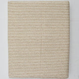 Cream + Brown Stripe Print Quilting Weight Woven Fabric - 44" x 112"