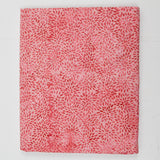 Pink + Red Flower Petal Print Batik Quilting Weight Woven Fabric - 44" x 108"
