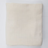 Off-White Textured Stripe Woven Fabric Curtain - 30" x 72"