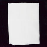 White Grid Weave Fabric Curtain - 68" x 68"