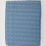Light Blue Seersucker Woven Fabric - 60" x 74"