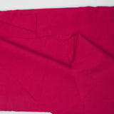 Bright Pink Wooly Twill Woven Suiting Fabric - 60" x 60"