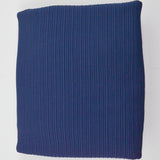 Dark Blue Texture Stripe Stretchy Knit Fabric - 60" x 76"