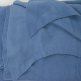Blue Fleece Fabric - 62" x 64" + Extra