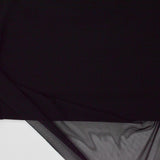 Black Stretch Mesh Fabric - 62" x 80"