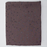 Brown + Purple Sheer + Sparkly Polka Dot Print Woven Fabric - 44" x 120"