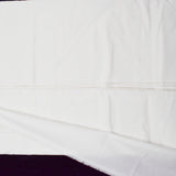 White Woven Fabric - 46" x 172"