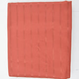 Burnt Orange Textured Stripe Woven Upholstery Fabric - 56" x 110"