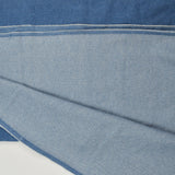 Medium Wash Denim Twill Woven Fabric - 58" x 64"