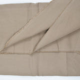 Beige Twill Woven Fabric - 60" x 64"