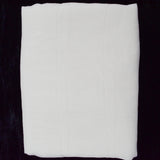 White Semi-Sheer Open Weave Stripe Drapery Fabric - 60" x 102"