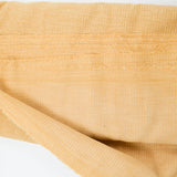 Golden Yellow Textured Chenille Woven Upholstery Fabric - 56" x 110"