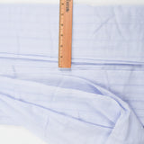 Light Blue Openweave Stripe Lightweight Woven Fabric - 44" x 152"