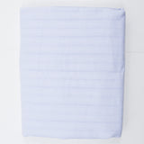 Light Blue Openweave Stripe Lightweight Woven Fabric - 44" x 152"