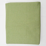 Green + White Grid Print Woven Canvas Fabric - 50" x 120"