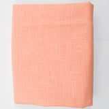 Peach Heavy Linen-Like Woven Fabric - 45" x 108"
