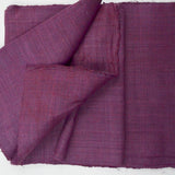 Purple Crisp Linen-Blend Woven Fabric - 13" x 232"
