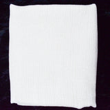 White Sheer Wiggly Stripe Synthetic Woven Fabric - 40" x 116"