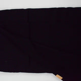 Black Brushed Woolly Twill Woven Fabric - 56" x 106"