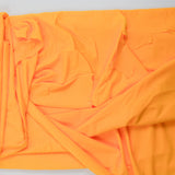 Bright Yellow-Orange Stretch Knit Fabric - 48" x 124"