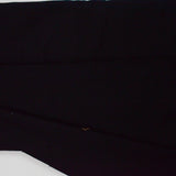Black Wooly Twill Woven Suiting Fabric with Stretch - 60" x 110"